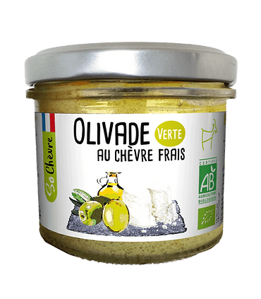 OLIVADE VERTE  AU CHÈVRE 90G