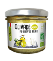 OLIVADE VERTE  AU CHÈVRE 90G