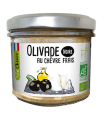 OLIVADE NOIRE AU CHÈVRE 90G