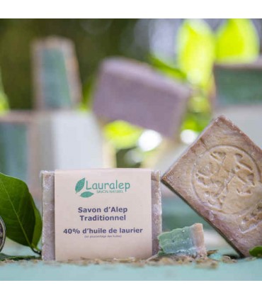 SAVON D'ALEP 40% LAURIER 200GR