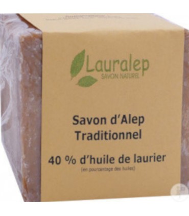 SAVON D'ALEP 40% LAURIER 200GR