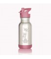 GOURDE LOOPY "CHATONS" ROSE 400ML