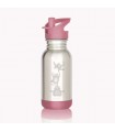 GOURDE LOOPY "CHATONS" ROSE 400ML